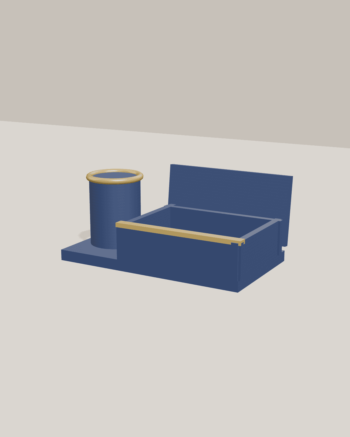 Mission Desk Organizer, studio view 1