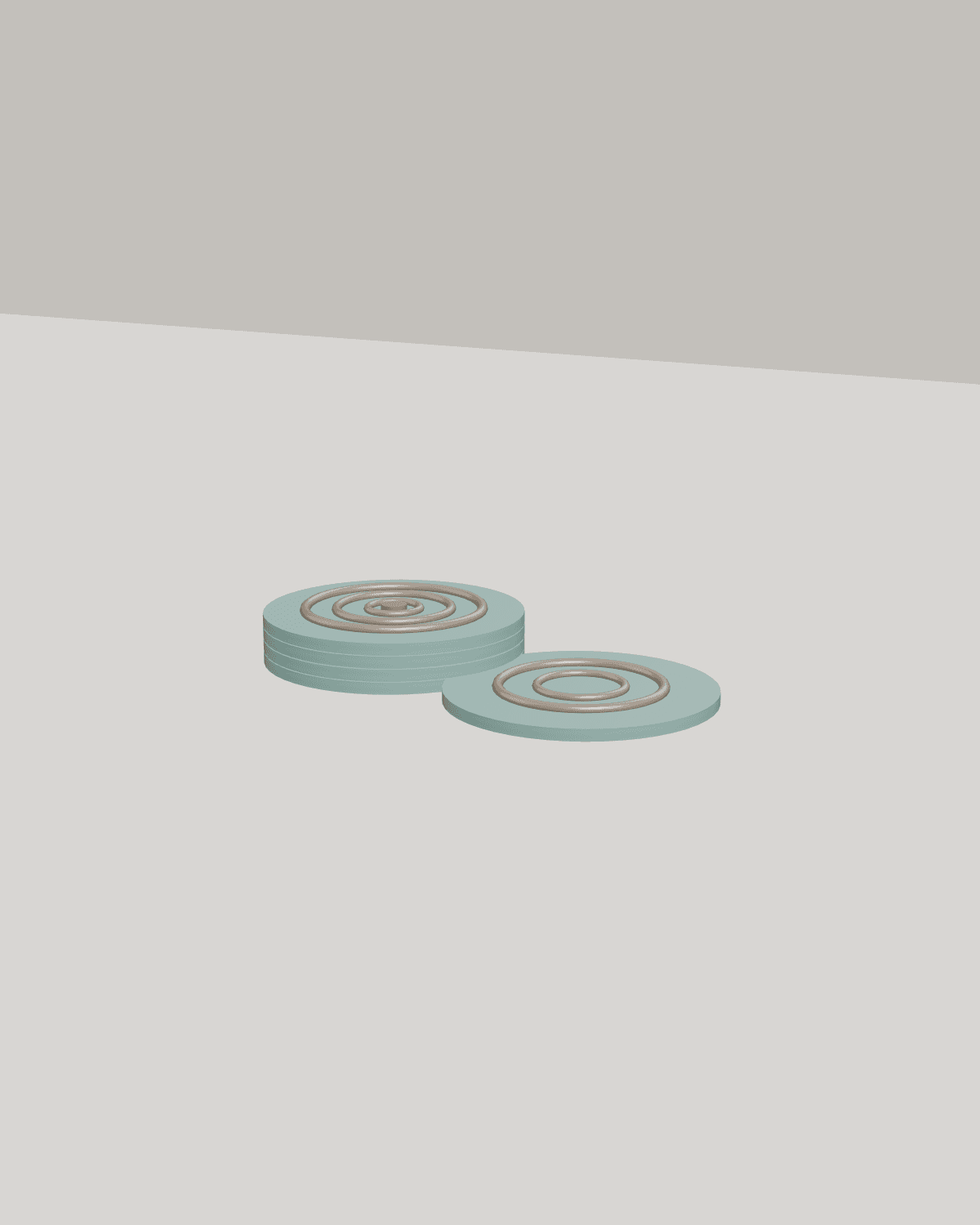 Tidepool Coasters, studio view 1