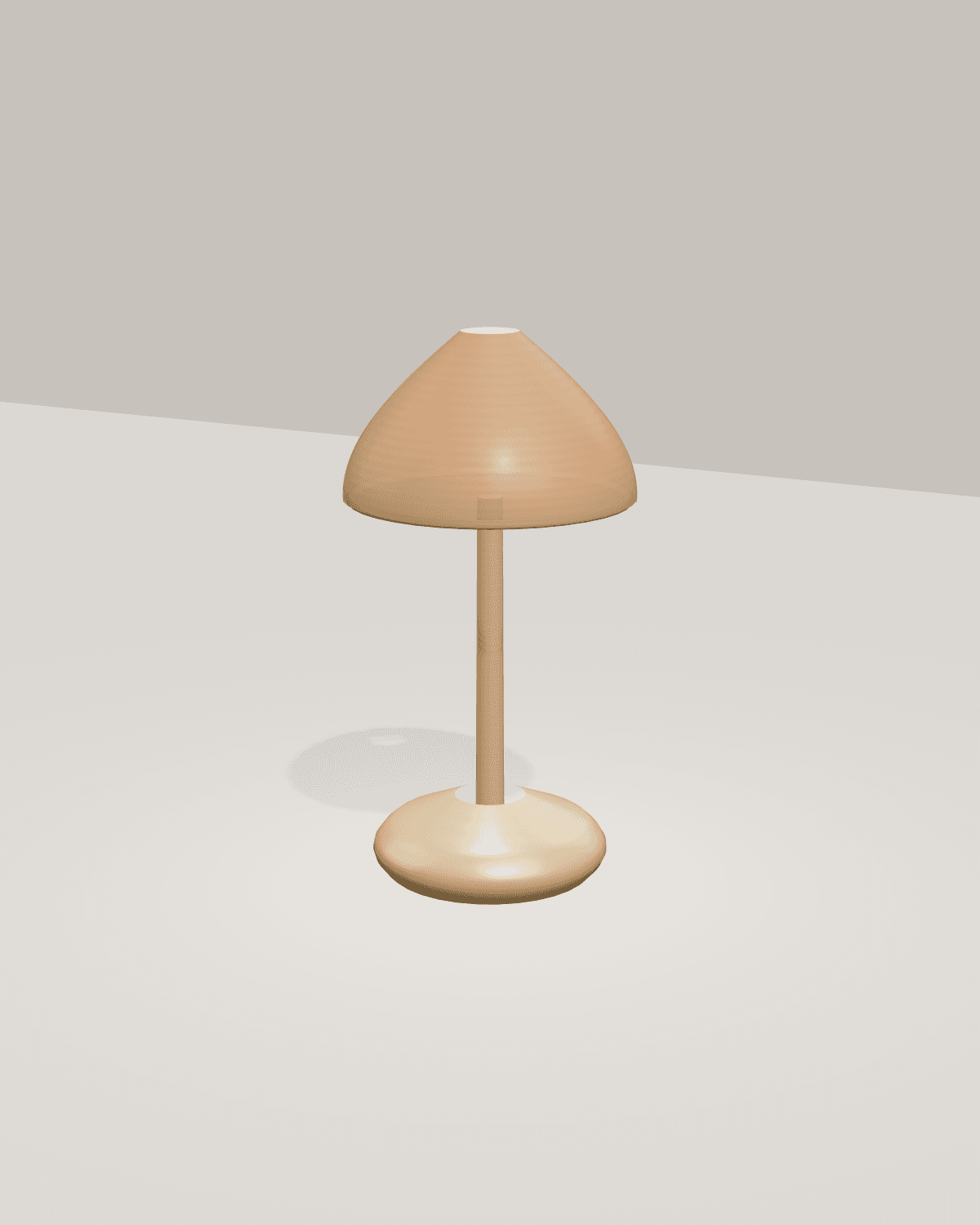 Amber Glow Lamp – front view