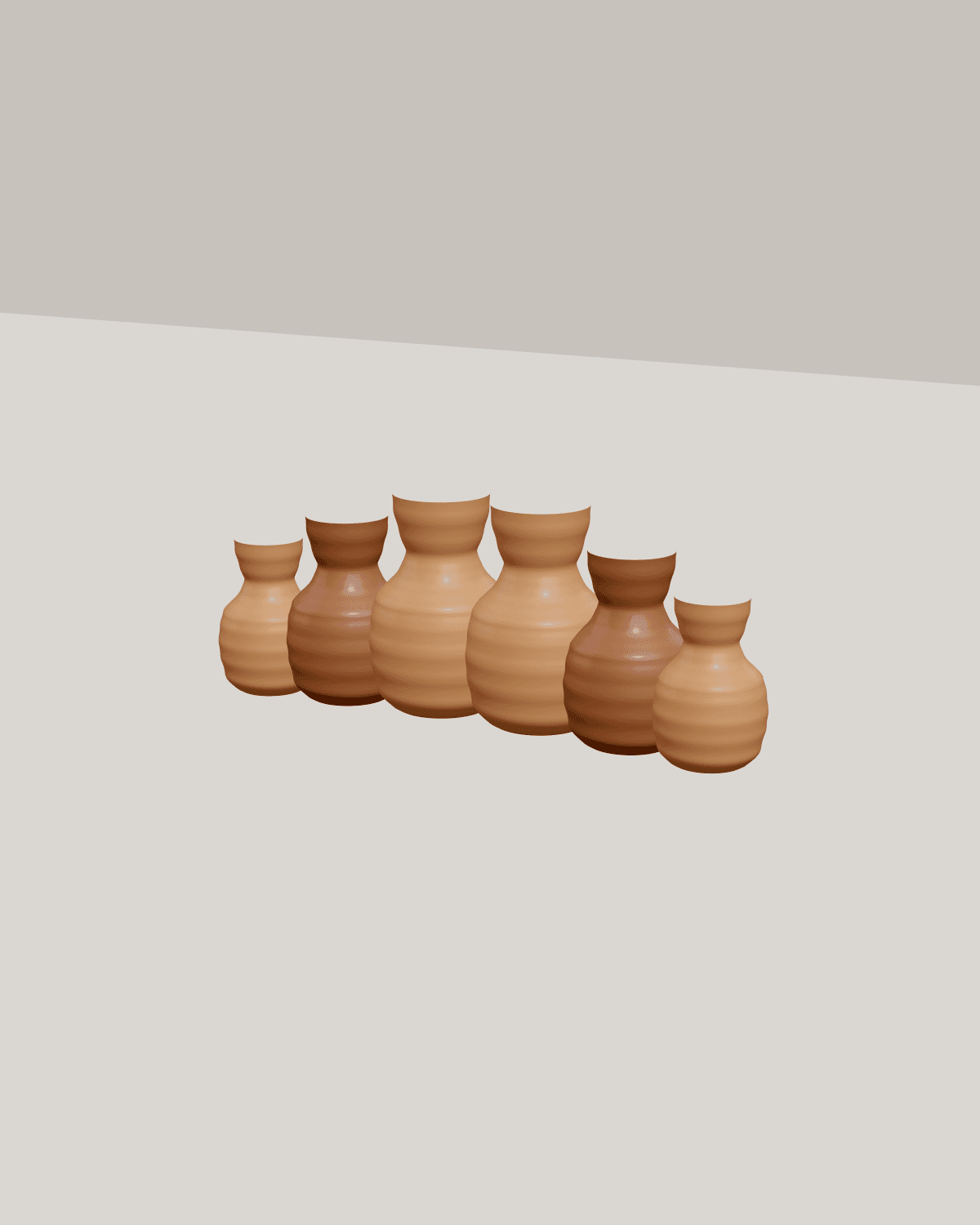 Sunset Vase 6-Pack, studio view 1