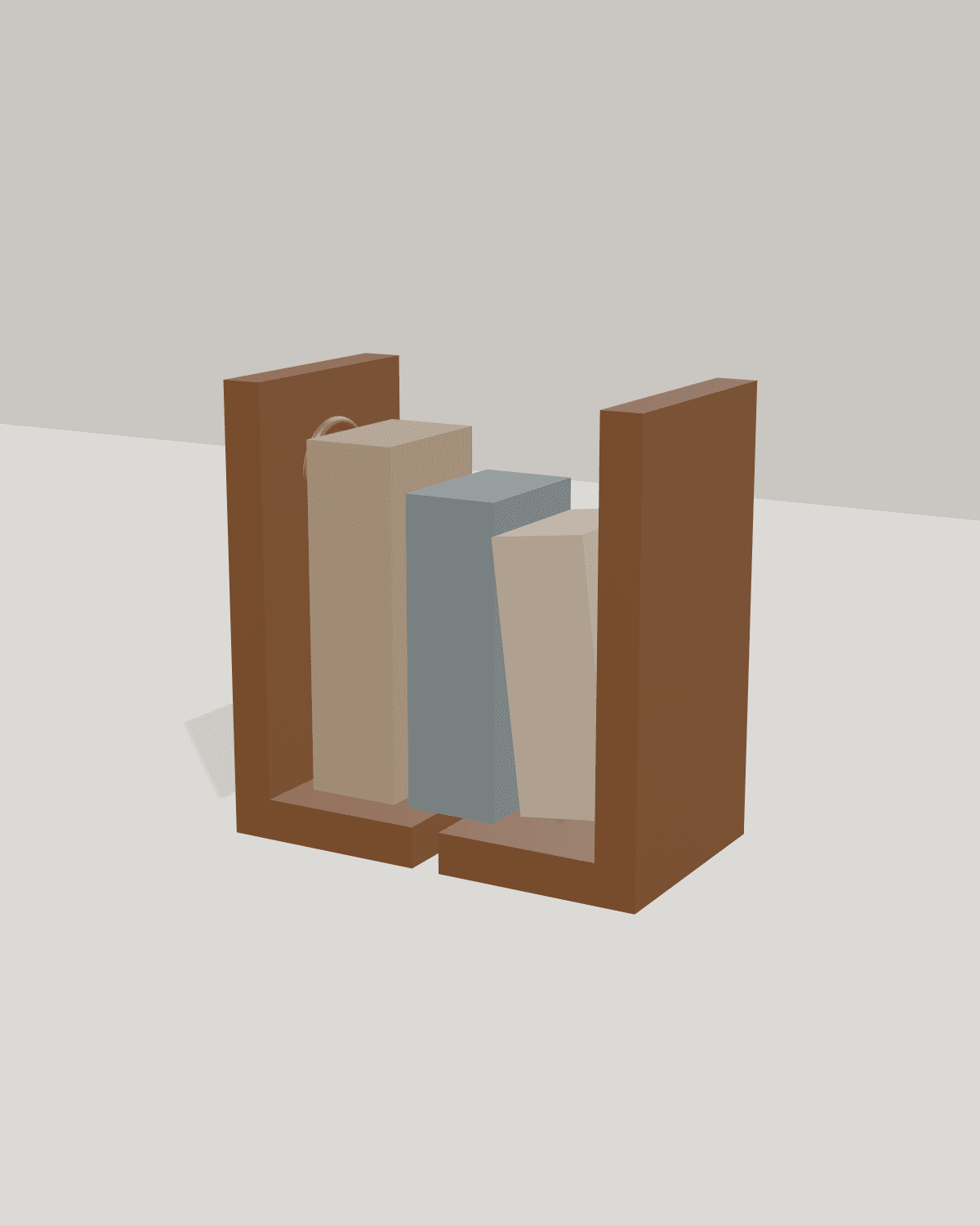 Craftsman Bookends – front view