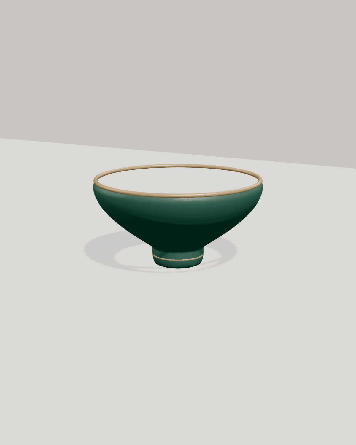 Dewdrop Bowl, studio view 1