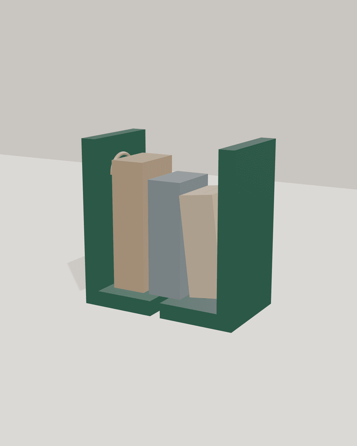 Garden Gate Bookends – front view