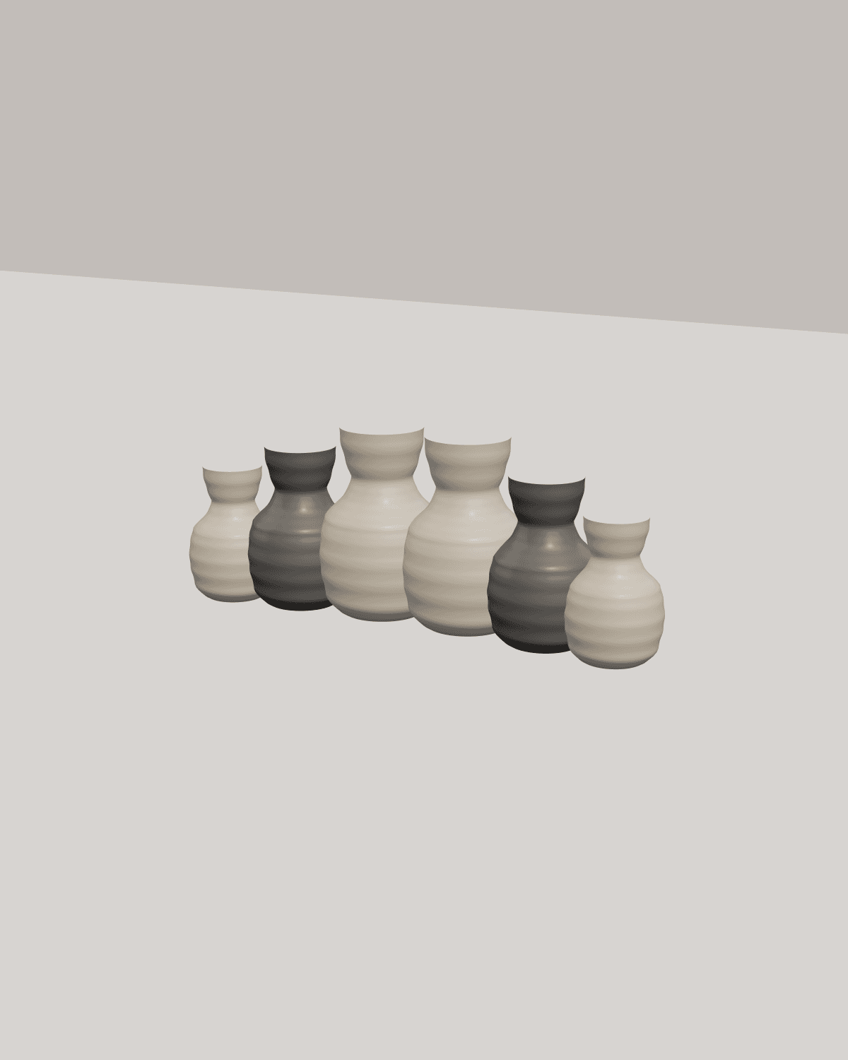 Story Vase 6-Pack, studio view 1