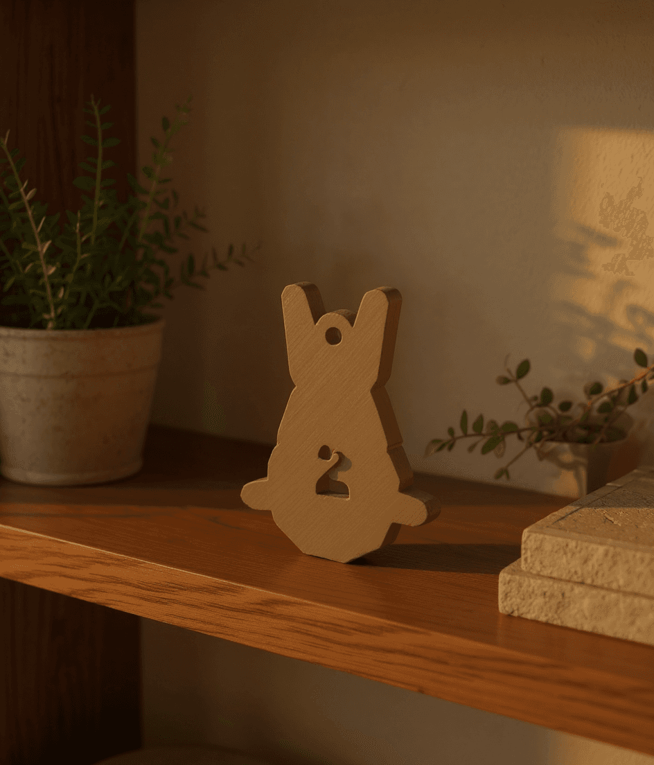 Little Creatures Ornaments styled in a real home, open shelf