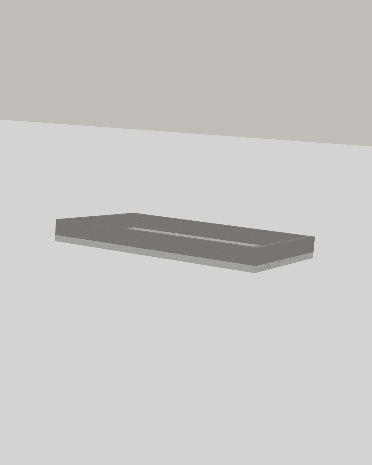 Slab Tray – front view