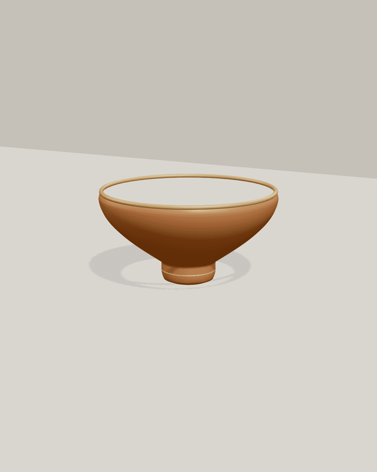 Pecan Grove Bowl, studio view 1