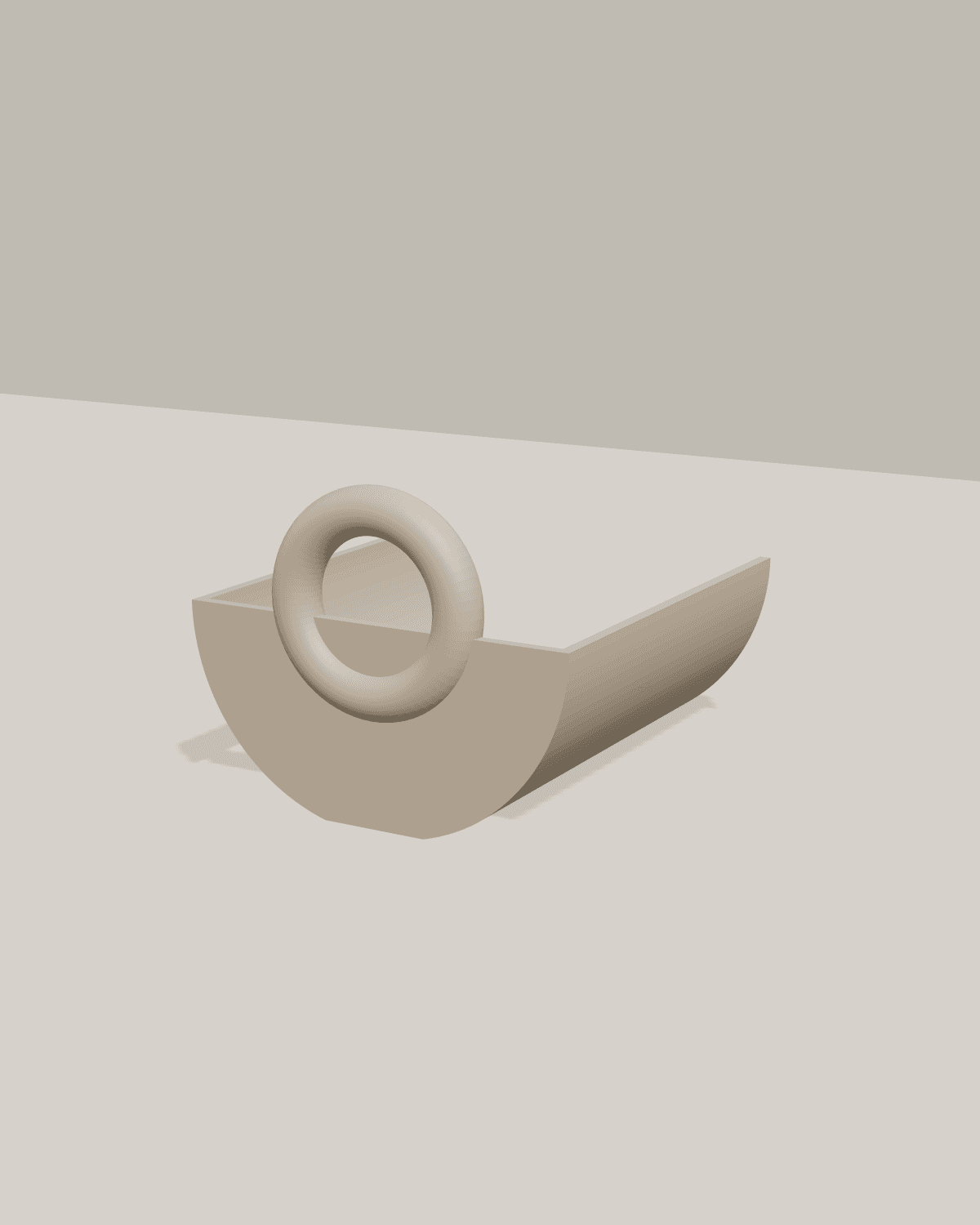 Feed Scoop Bowl, studio view 1