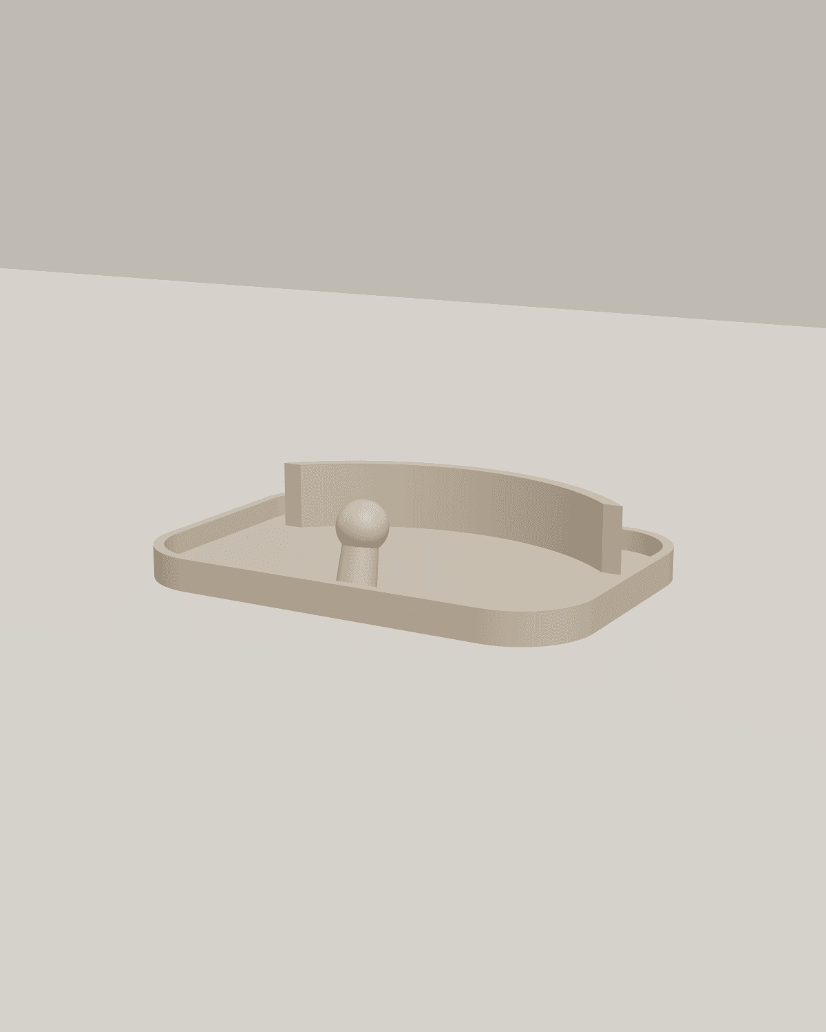Saddle Stitch Tray, studio view 1