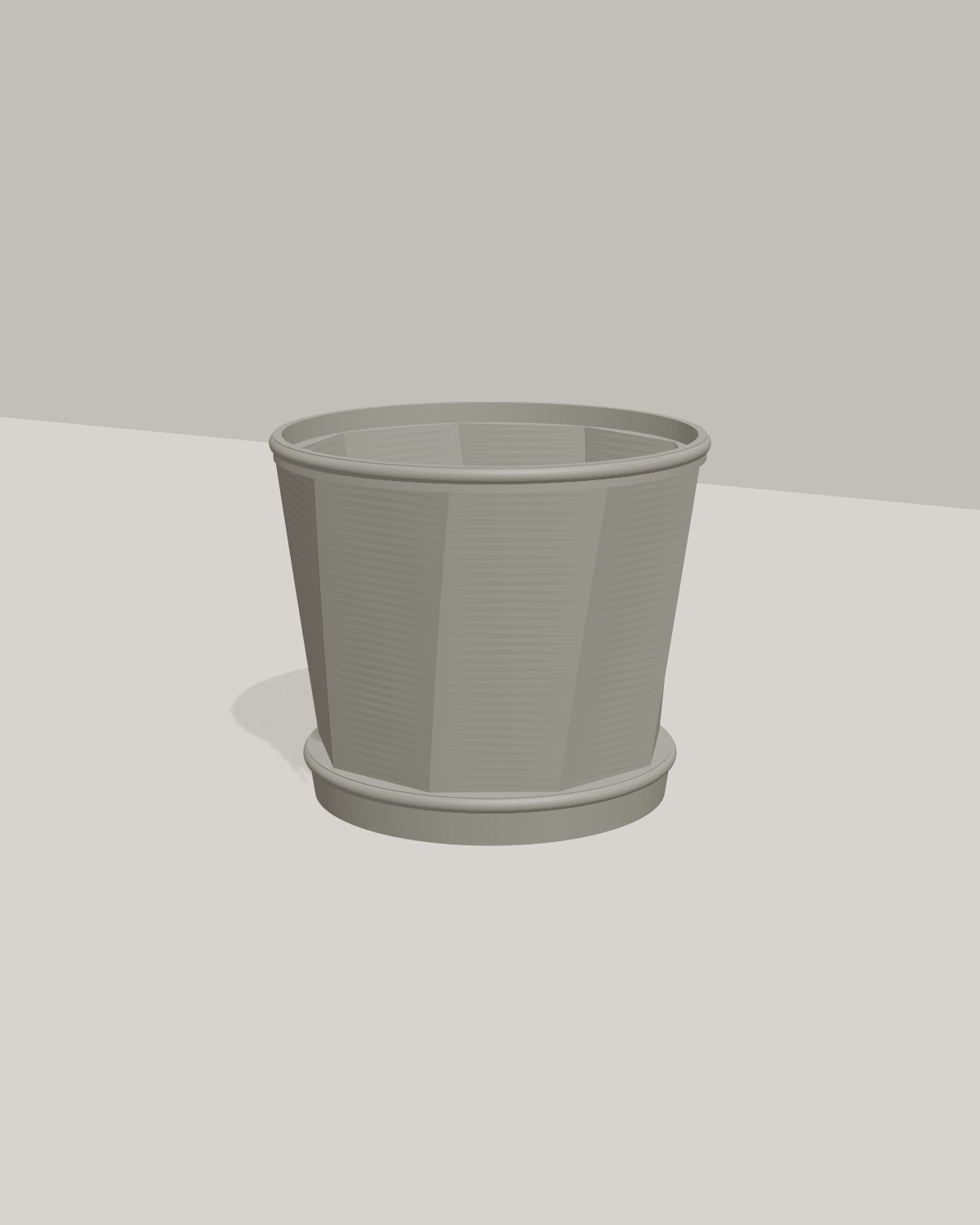 Rivet Industrial Planter – front view