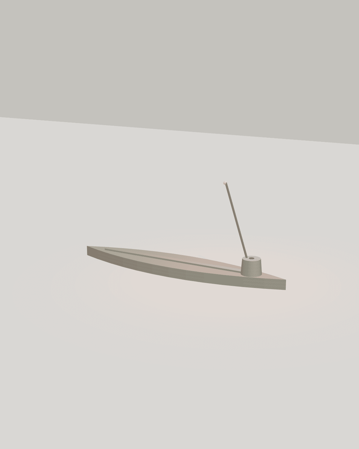 Stillness Incense Holder, studio view 1