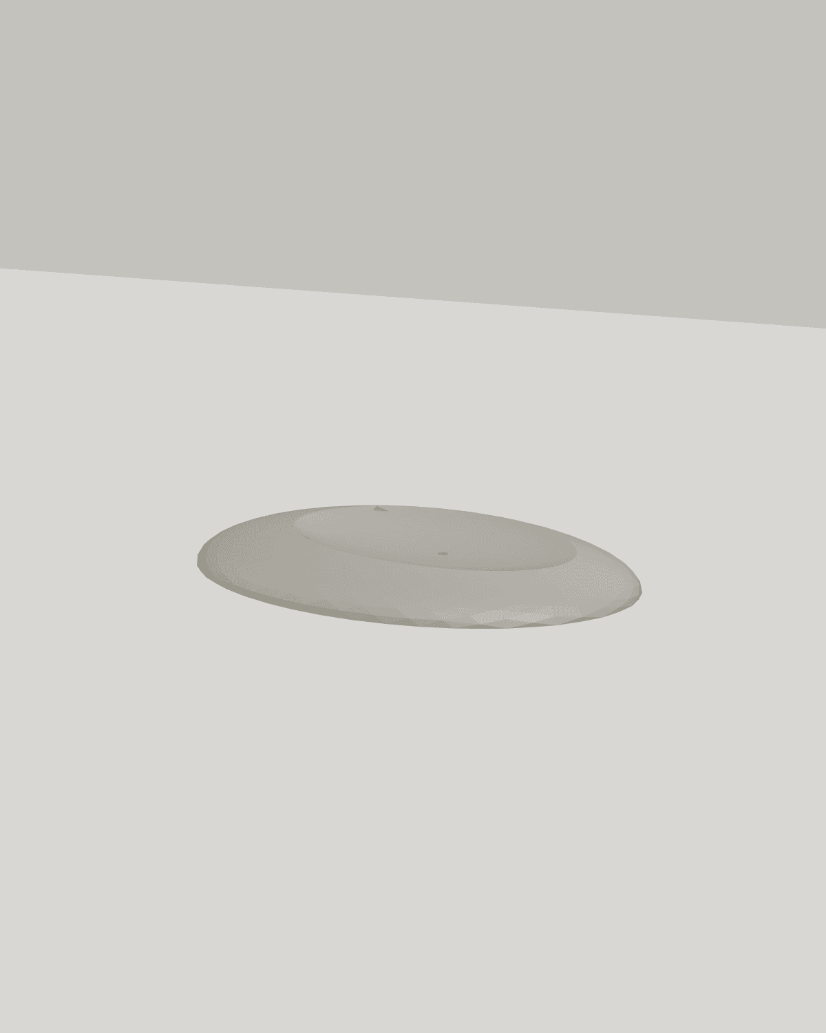 River Stone Soap Dish – front view